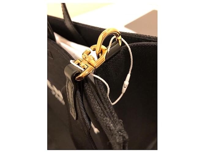 Borsa Givenchy G-Tote Media Nera in Cotone Nero - vista 15