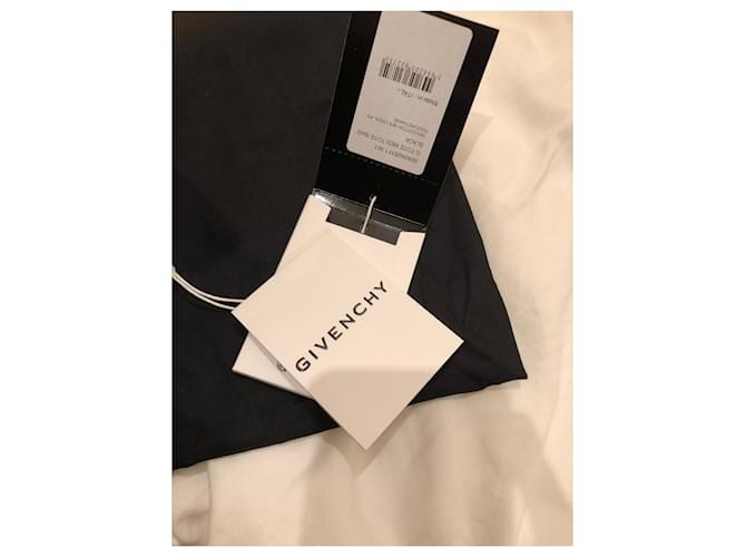 Borsa Givenchy G-Tote Media Nera in Cotone Nero - vista 17