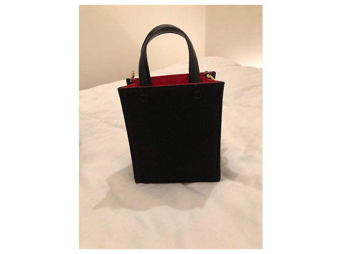 Givenchy G-Tote Mini Verticale Nero Cotone - vista 12