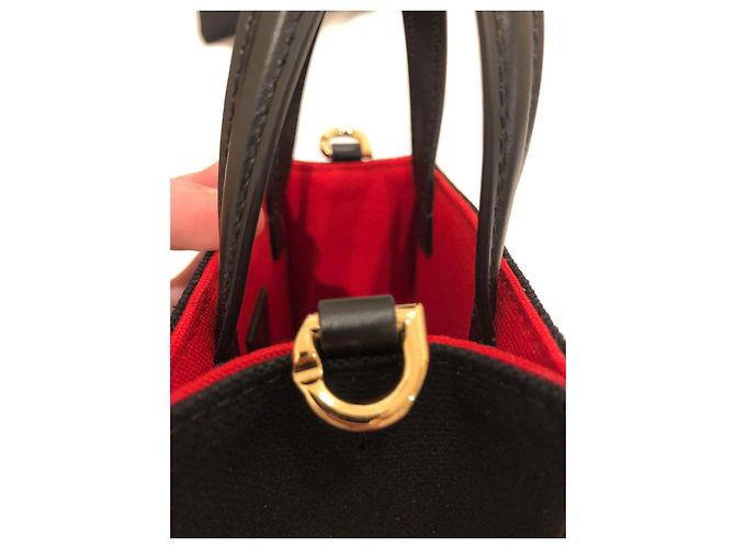Givenchy G-Tote Mini Verticale Nero Cotone - vista 7