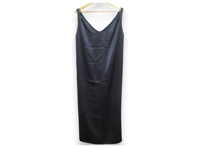 Autre Marque AP STUDIO Satin Kleid Blau - Ansicht 2
