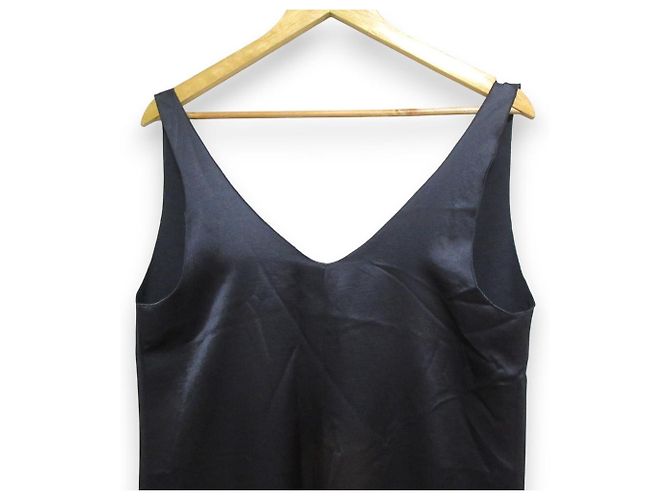 Autre Marque AP STUDIO Satin Kleid Blau - Ansicht 3