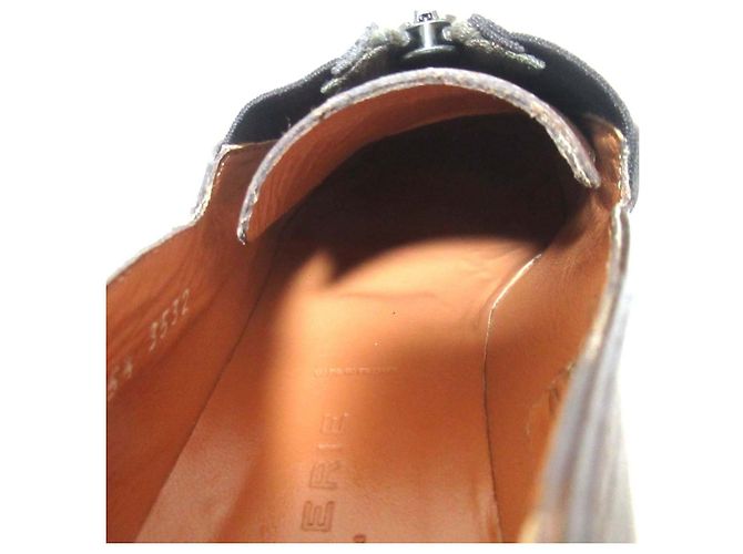 Autre Marque Sapatos Loafer de Plataforma em Couro Clergerie Marrom - vista 7