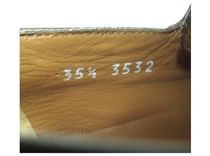 Autre Marque Sapatos Loafer de Plataforma em Couro Clergerie Marrom - vista 9