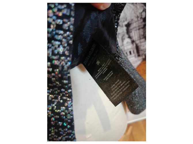 Zadig & Voltaire metallischer holografischer Blazer - Ansicht 4