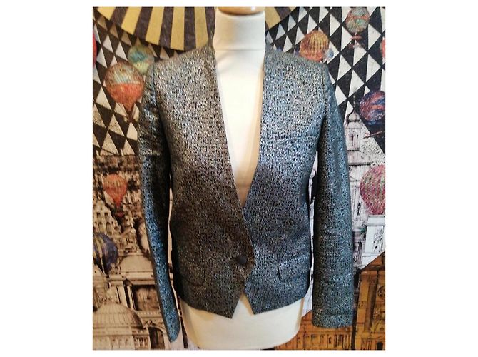 Zadig & Voltaire metallischer holografischer Blazer - Ansicht 7
