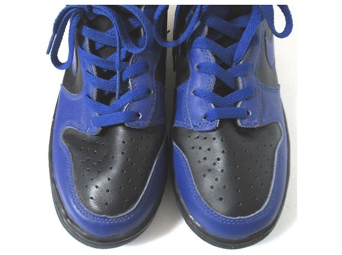 Autre Marque Nike DUNK HIGH Sneaker Schwarz Blau - Ansicht 4