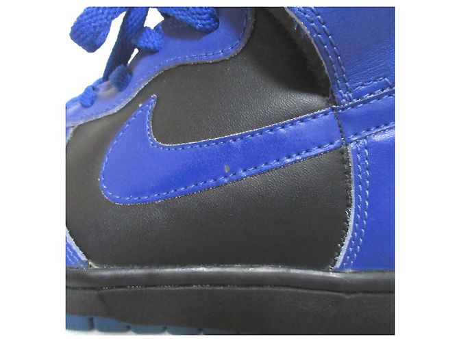 Autre Marque Nike DUNK HIGH Sneaker Schwarz Blau - Ansicht 6