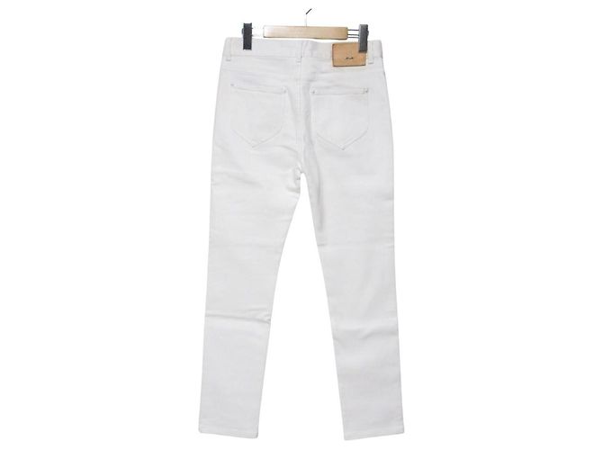 Pantalones de mezclilla skinny Louis Vuitton Blanco - vista 2