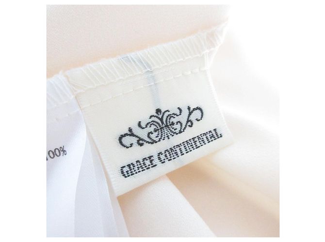 Autre Marque Vestido Caftán de Seda GRACE CONTINENTAL Beige - vista 8