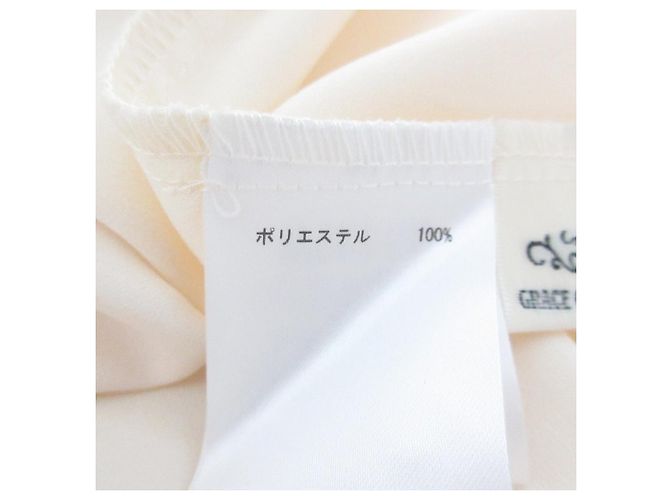 Autre Marque Vestido Caftán de Seda GRACE CONTINENTAL Beige - vista 9