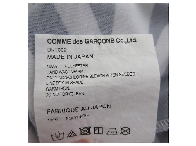 Comme Des Garcons Camiseta de algodón impresa Comme des Garçons Homme Deux Negro Blanco - vista 6