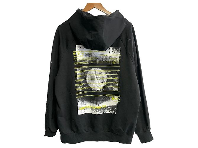 Autre Marque Sudadera con capucha PLANES PAPER Negro - vista 2