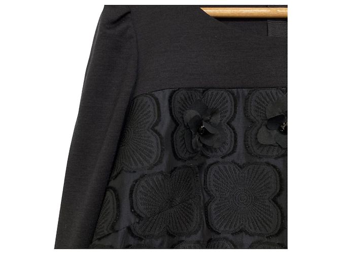 Autre Marque COTOO Kleid mit Blumenmuster Blau Marineblau - Ansicht 3