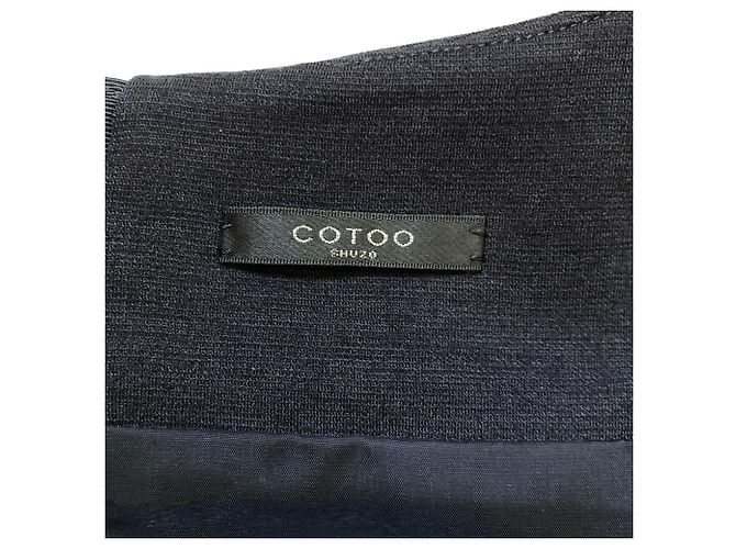 Autre Marque COTOO Kleid mit Blumenmuster Blau Marineblau - Ansicht 6