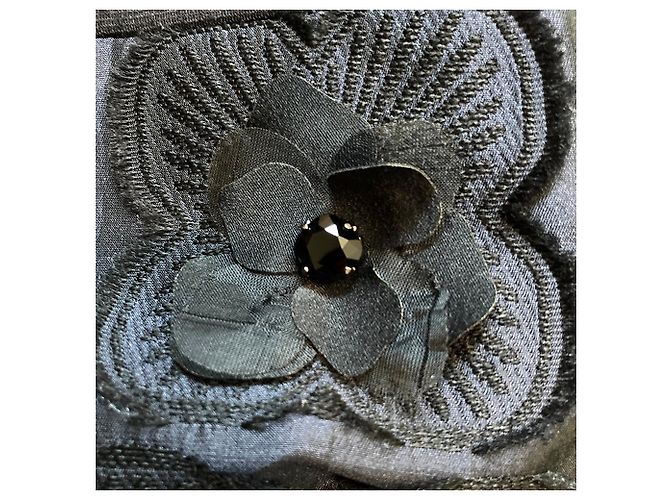 Autre Marque COTOO Kleid mit Blumenmuster Blau Marineblau - Ansicht 9