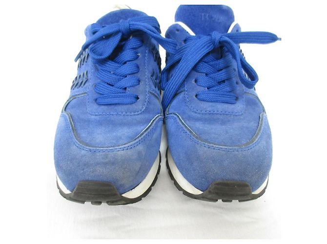 Tod's Wildleder-Sneaker Blau - Ansicht 2