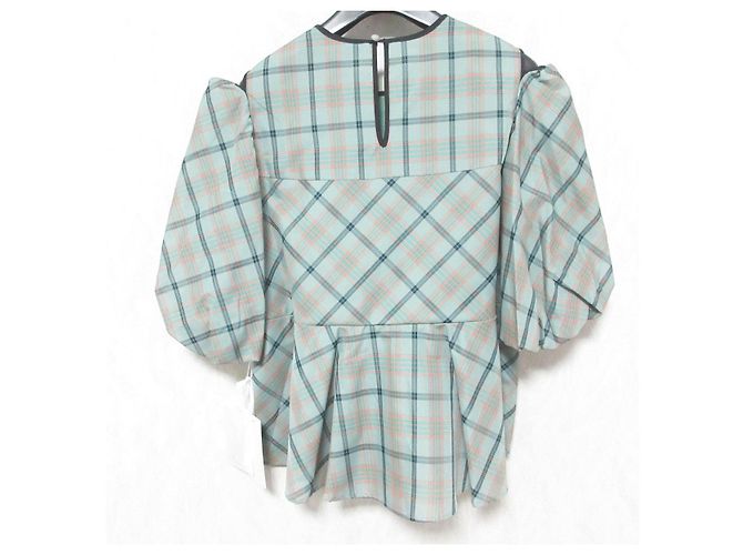 Autre Marque Diagrama GRACE CONTINENTAL Top Sheer Buff Verde - vista 2