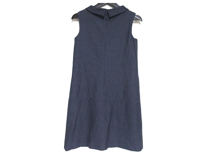 Autre Marque Rene Basic Kleid Blau Marineblau - Ansicht 2