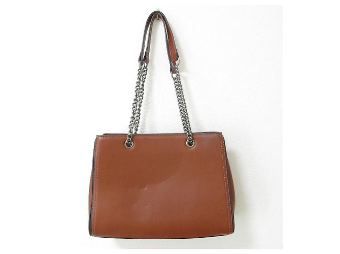 Autre Marque Borsa 2 in 1 in pelle ricamata Essentiel Antwerp Marrone - vista 2