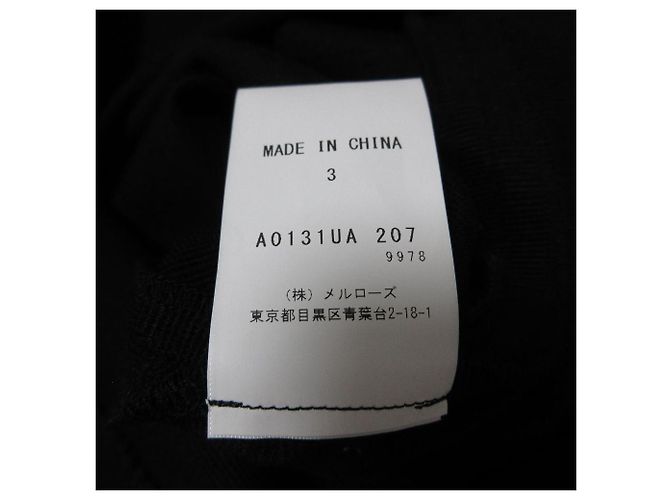 Autre Marque Tiara 23SS Wollmischung Kleid Schwarz - Ansicht 10