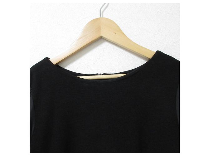 Autre Marque Tiara 23SS Wollmischung Kleid Schwarz - Ansicht 3