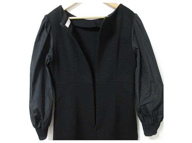 Autre Marque Tiara 23SS Wollmischung Kleid Schwarz - Ansicht 4