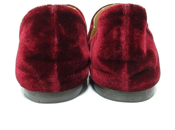 Autre Marque Bailarinas de Terciopelo Sunny de Pellico Castaño Burdeos - vista 4