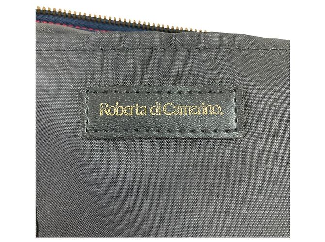 Borsa a spalla con ricamo logo Roberta di Camerino - vista 12