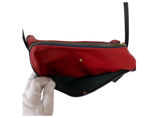 Borsa a spalla con ricamo logo Roberta di Camerino - vista 6