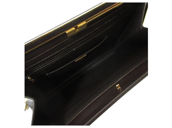Autre Marque Borsa a spalla in pelle di cavallo Comtesse Marrone Bronzo - vista 7