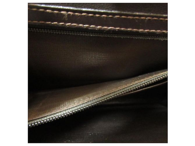 Autre Marque Borsa a spalla in pelle di cavallo Comtesse Marrone Bronzo - vista 8