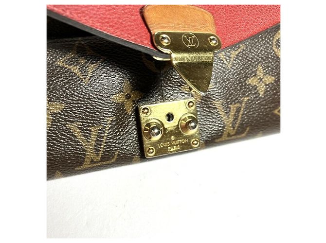 Portafoglio Lungo Pallas Monogram Louis Vuitton Fuschia - vista 8