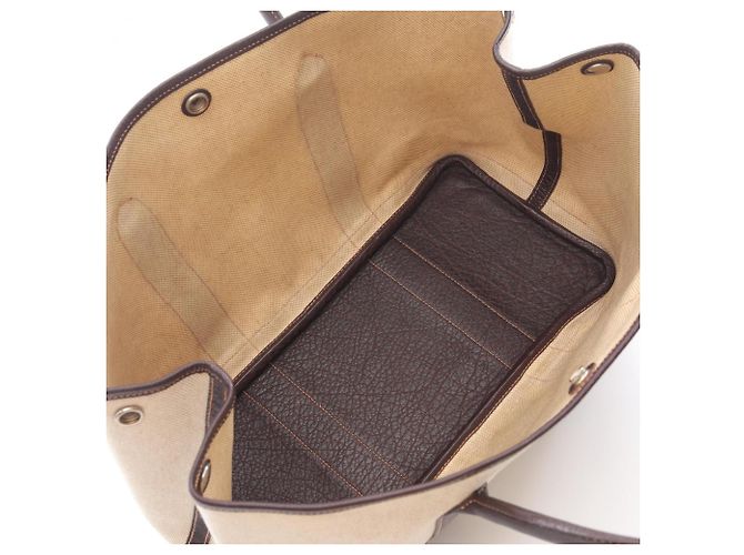 Borsa Tote PM Garden Party di Hermès Marrone Crudo - vista 3