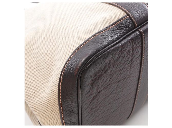 Borsa Tote PM Garden Party di Hermès Marrone Crudo - vista 6