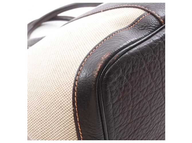 Borsa Tote PM Garden Party di Hermès Marrone Crudo - vista 8