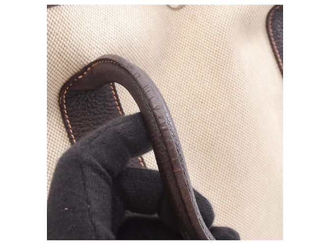 Borsa Tote PM Garden Party di Hermès Marrone Crudo - vista 9