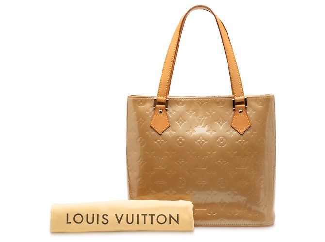 Louis Vuitton Beige Monogram Vernis Houston - vista 8