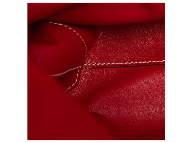 Hermès Rosso Veau Sikkim Double Sens 28 Bordò - vista 6
