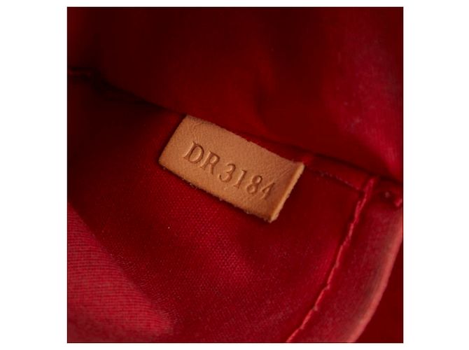 Borsa Louis Vuitton Monogram Vernis Montebello PM Rosso Fuschia - vista 10