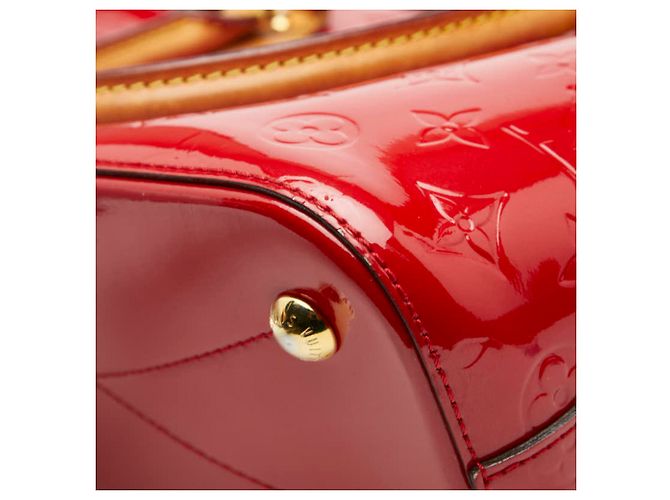 Borsa Louis Vuitton Monogram Vernis Montebello PM Rosso Fuschia - vista 6