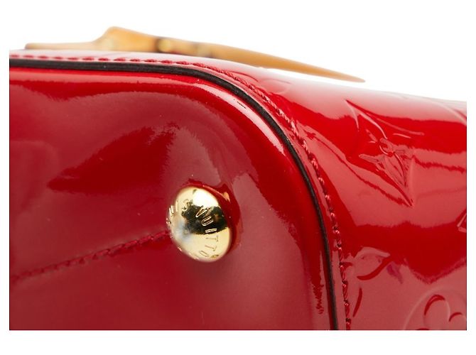 Borsa Louis Vuitton Monogram Vernis Montebello PM Rosso Fuschia - vista 7