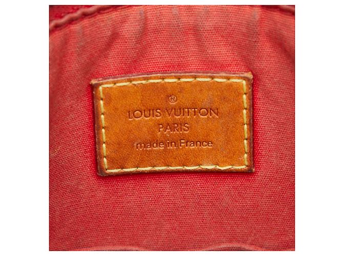 Borsa Louis Vuitton Monogram Vernis Montebello PM Rosso Fuschia - vista 9