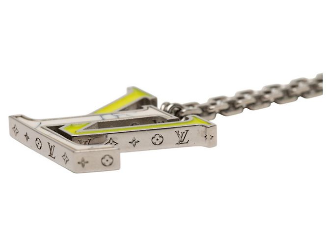 Collana Pendente Louis Vuitton in Argento, Giallo e Bianco - vista 2