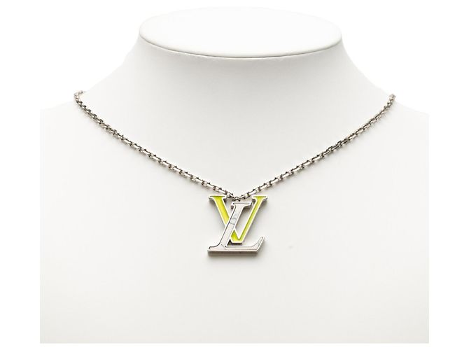 Collana Pendente Louis Vuitton in Argento, Giallo e Bianco - vista 8