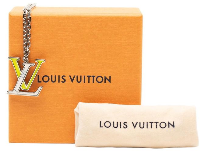 Collana Pendente Louis Vuitton in Argento, Giallo e Bianco - vista 9