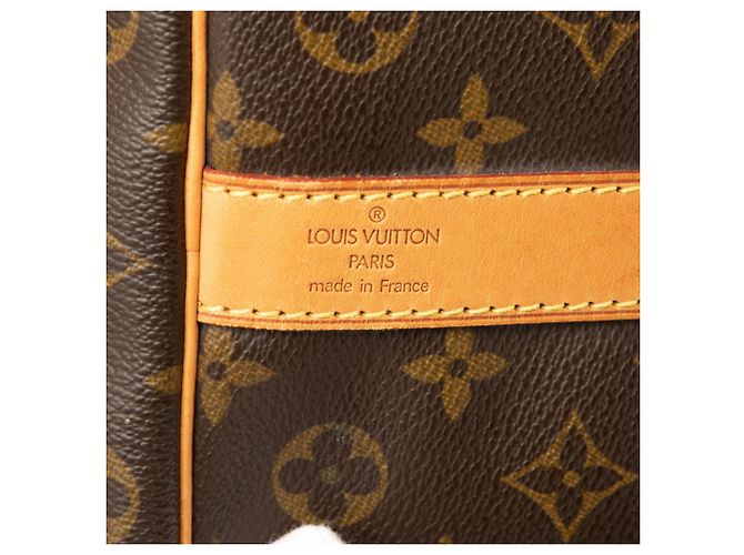 Louis Vuitton Monogram Keepall Bandoulière 50 Marrone - vista 5