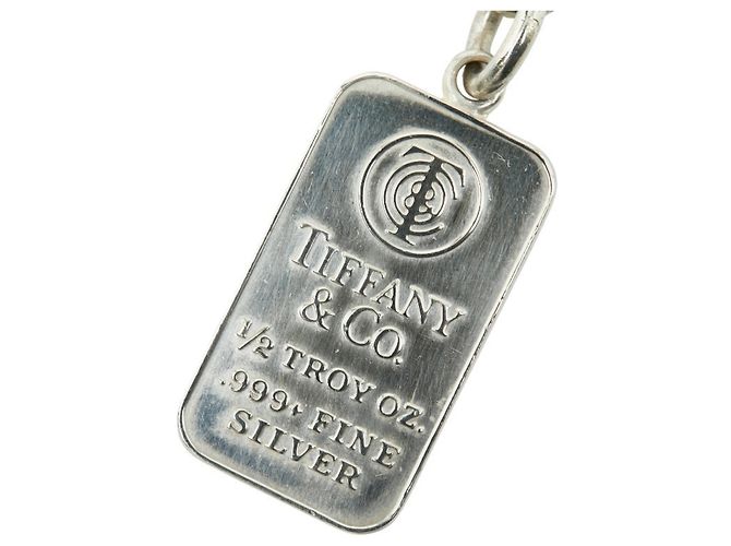 Tiffany & Co Charm Ingot Tiffany in Argento 925 - vista 3