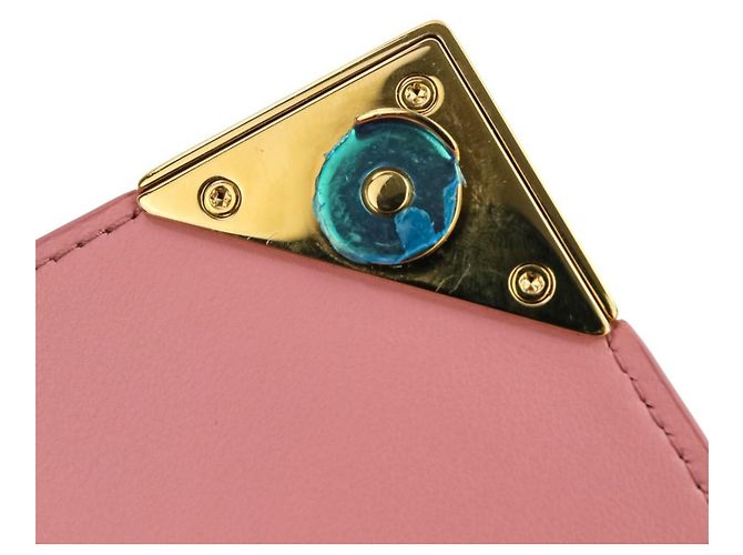 Borsa a spalla in pelle Saffiano Prada Rosa - vista 11