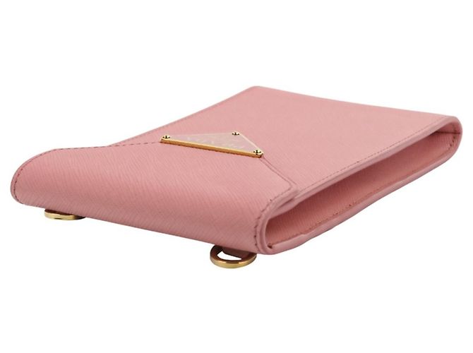 Borsa a spalla in pelle Saffiano Prada Rosa - vista 6